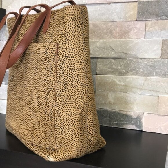MADEWELL Genuine Calf Hair Med.Transport Tote(8) - Picture 7 of 12
